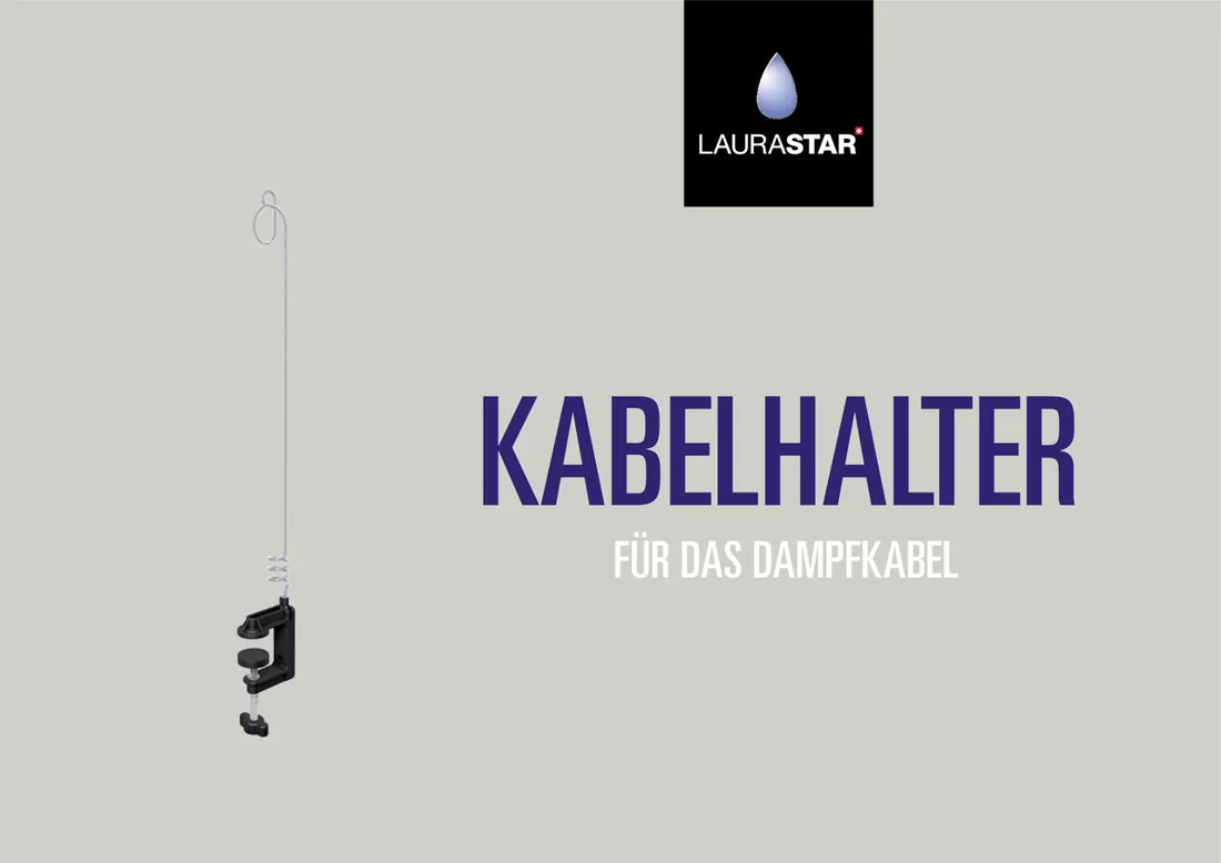 Universal Kabelhalter für das Dampfkabel